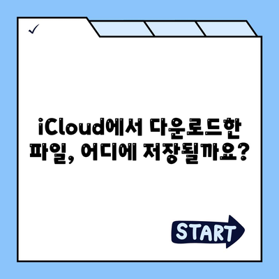 iCloud 다운로드