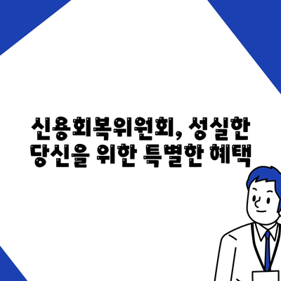 신용회복위원회 성실상환자대출