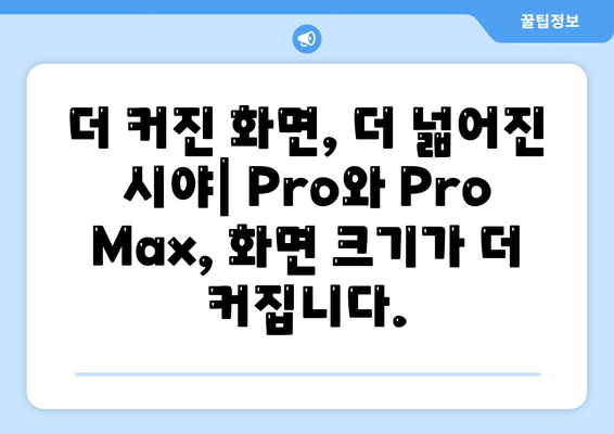 iPhone 16 시리즈의 5가지 변화점 | Pro와 Pro Max 화면 확장