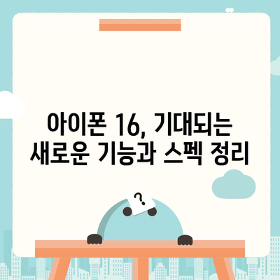 아이폰 16 디자인, 출시일, 색상 정리 | 사전예약 방법까지!