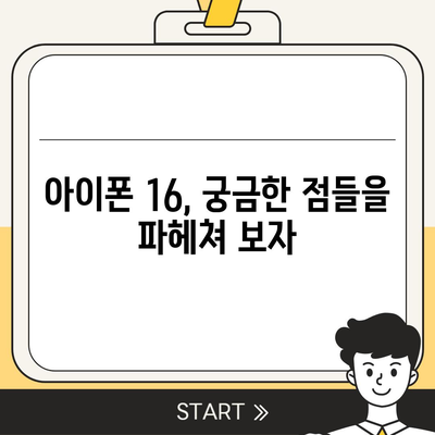 아이폰 16 출시일, 디자인, 스펙 추측과 소문