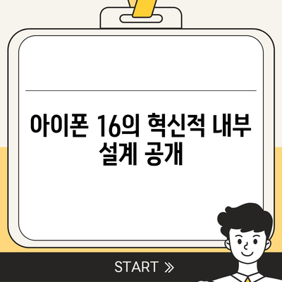 아이폰 16 내부 설계 혁명! 프로 모델의 출시일과 특징