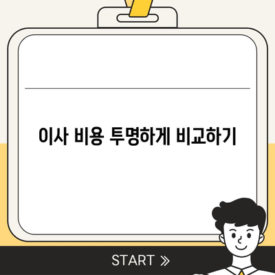 포장 이사업체 선택을 위한 꿀팁