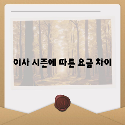 이사료 절약 꿀팁 | 이사 견적 비교에서 고려해야 할 사항