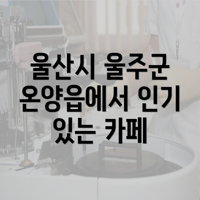 울산시 울주군 온양읍에서 인기 있는 카페