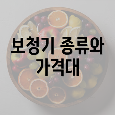 보청기 종류와 가격대