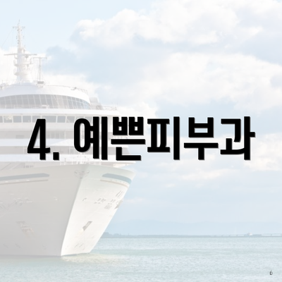 4. 예쁜피부과