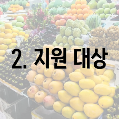 2. 지원 대상