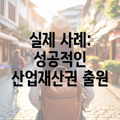 실제 사례: 성공적인 산업재산권 출원