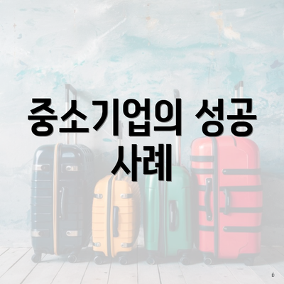 중소기업의 성공 사례
