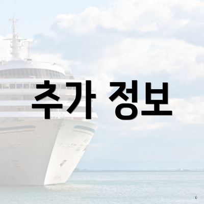 추가 정보