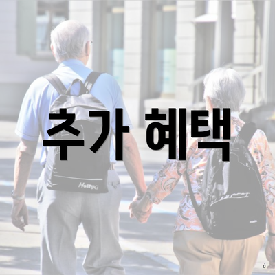 추가 혜택