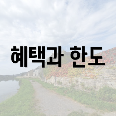 혜택과 한도