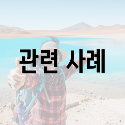 관련 사례