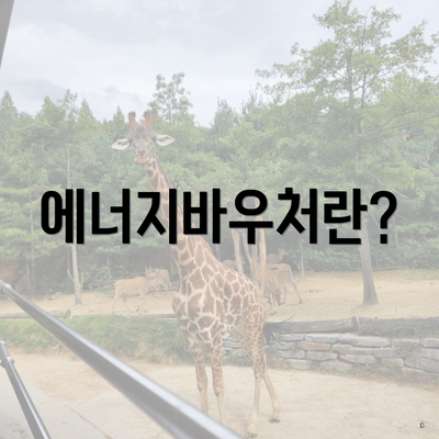 에너지바우처란?