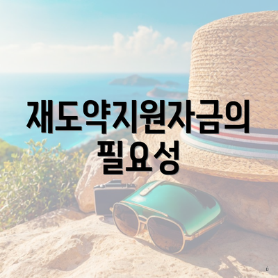 재도약지원자금의 필요성