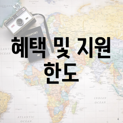 혜택 및 지원 한도