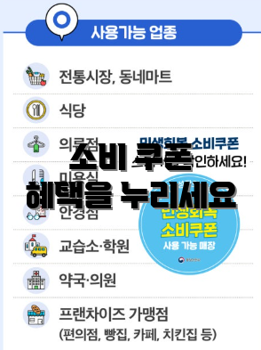 소비 쿠폰 혜택을 누리세요