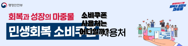 소비쿠폰 사용처는 어디일까?