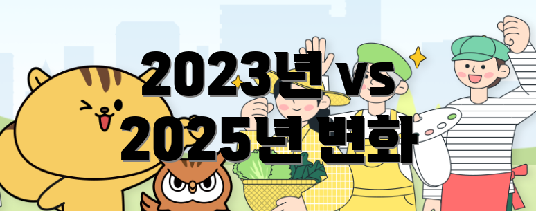 2023년 vs 2025년 변화