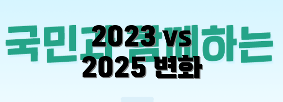 2023 vs 2025 변화