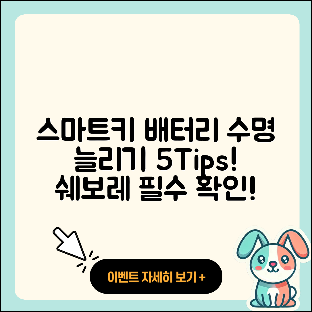 자동차 스마트키 쉐보레 배터리 수명 5가지 팁